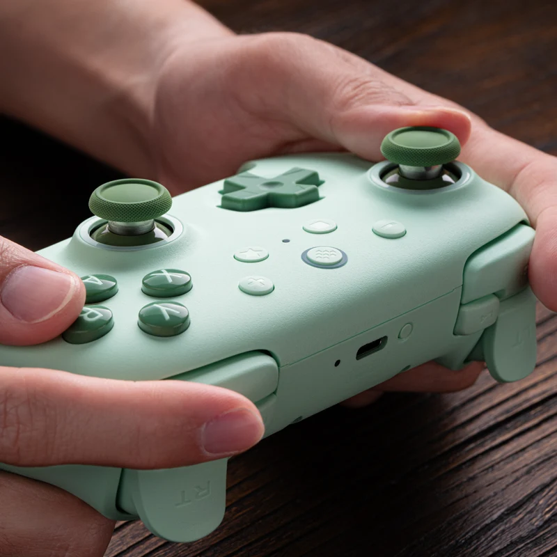 Controle 8BitDo Ultimate 2C Wireless 2,4 GHz – Hall Effect 1000 Hz para PC – Verde