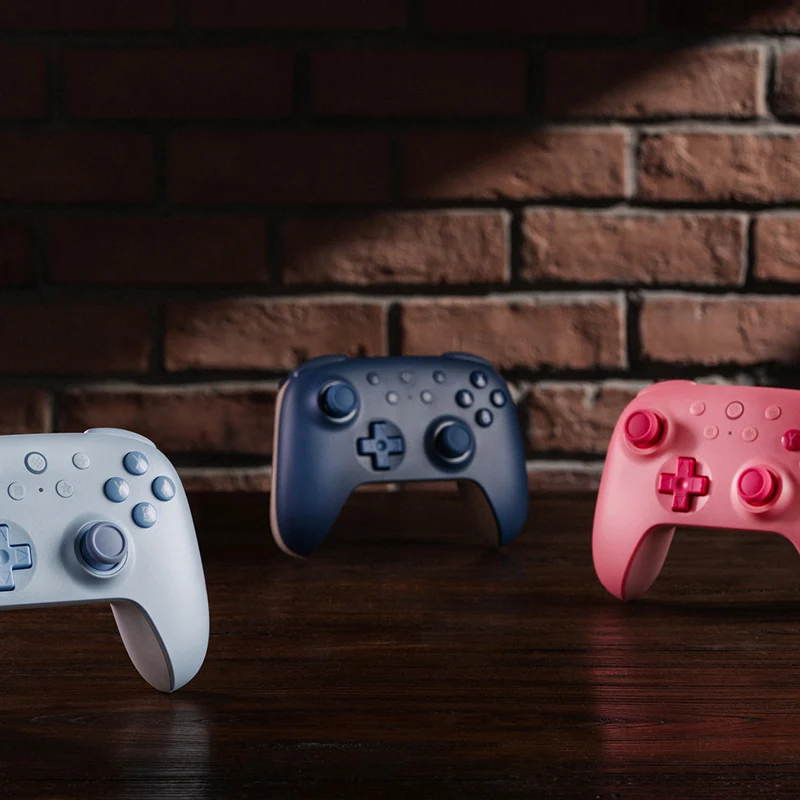 Controle 8BitDo Ultimate 2C Bluetooth – Hall Effect para Nintendo Switch – Rosa