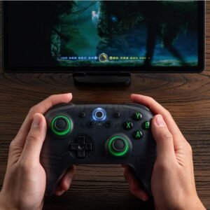 Controle 8BitDo Ultimate 2C Wireless 2,4 GHz – Hall Effect 1000 Hz para PC – Preto - Imagem 9