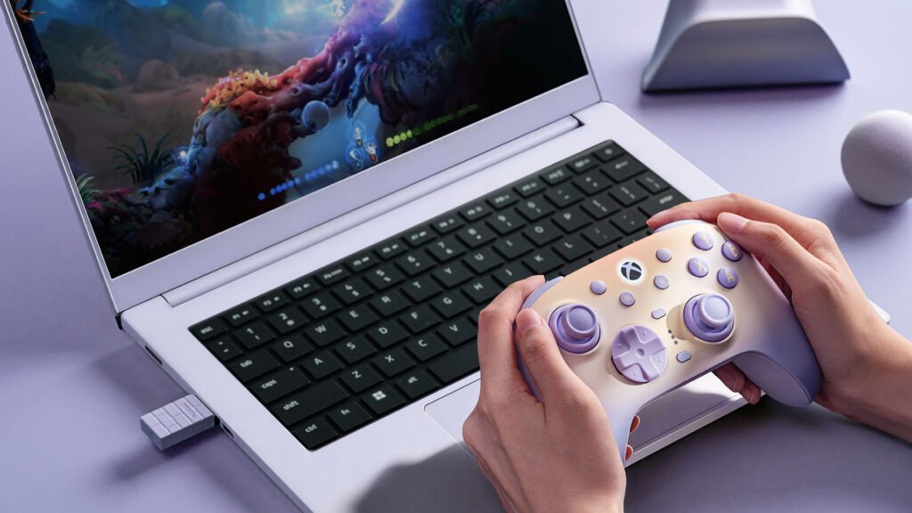 Controle 8BitDo Xbox Ultimate 3 – Sem Fio – Tons Pastéis