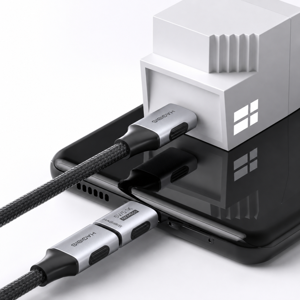 Adaptador USB-C 5V Hagibis – Relógios, Fones e Dispositivos de Baixa Potência