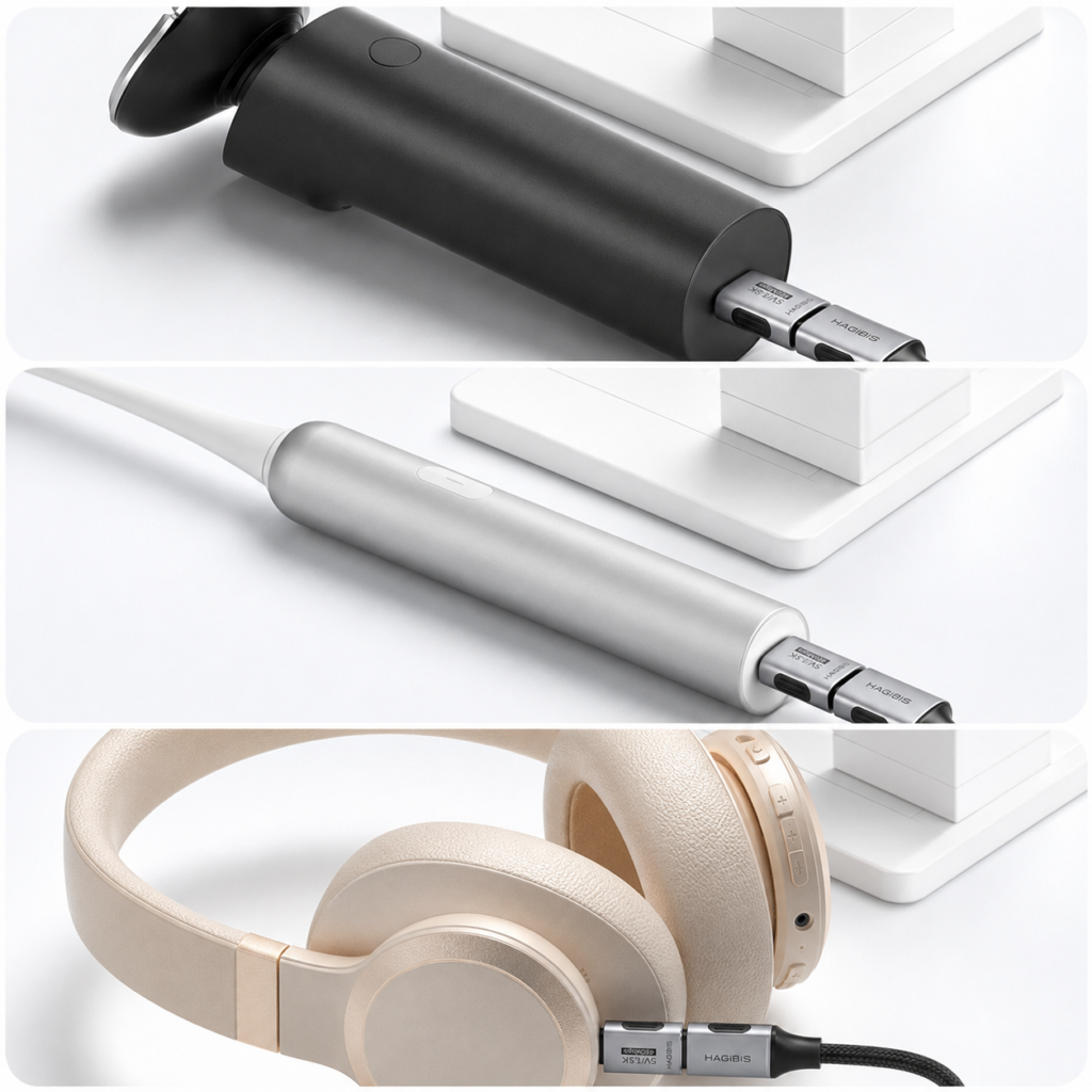 Adaptador USB-C 5V Hagibis – Relógios, Fones e Dispositivos de Baixa Potência