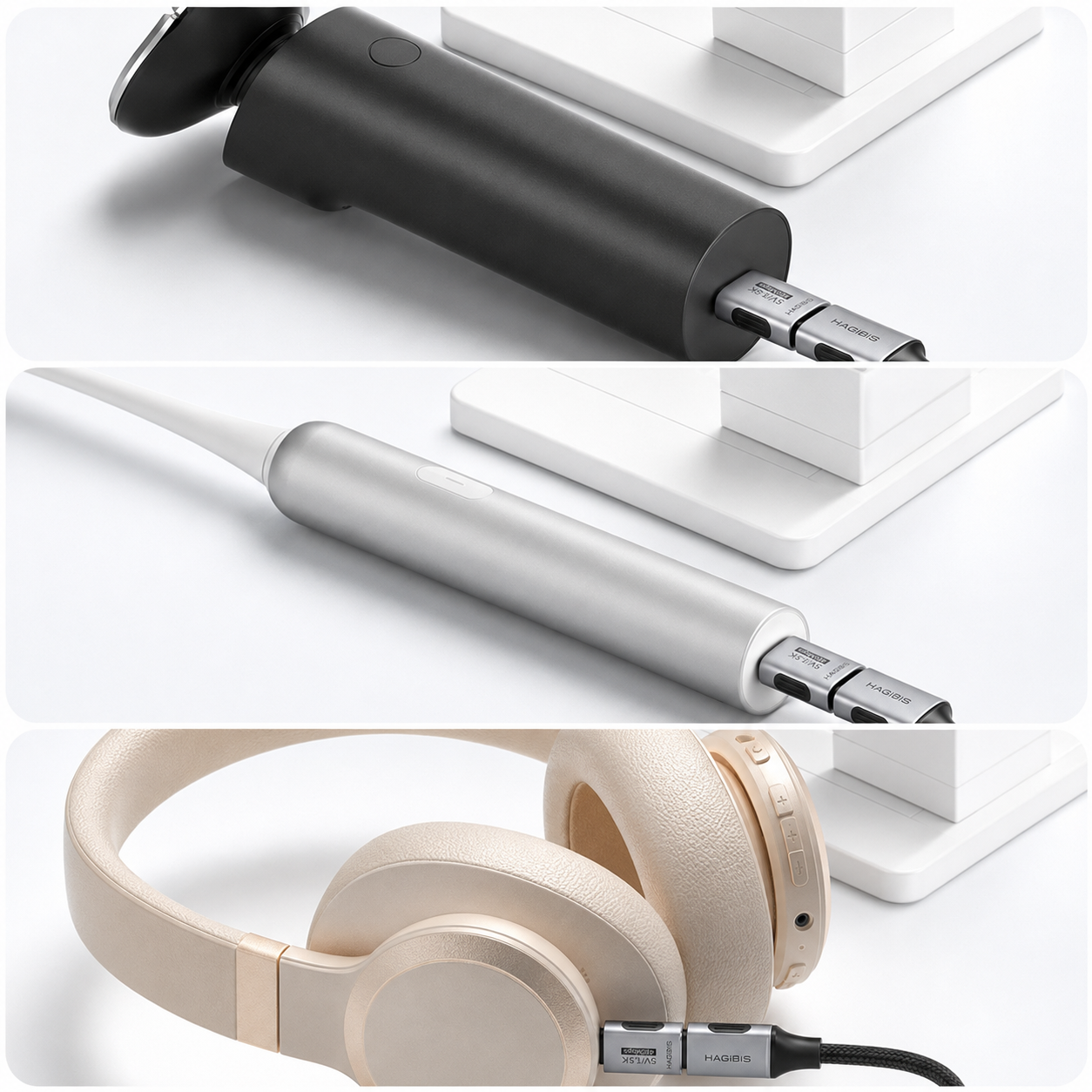Adaptador USB-C 5V Hagibis – Relógios, Fones e Dispositivos de Baixa Potência - Imagem 3