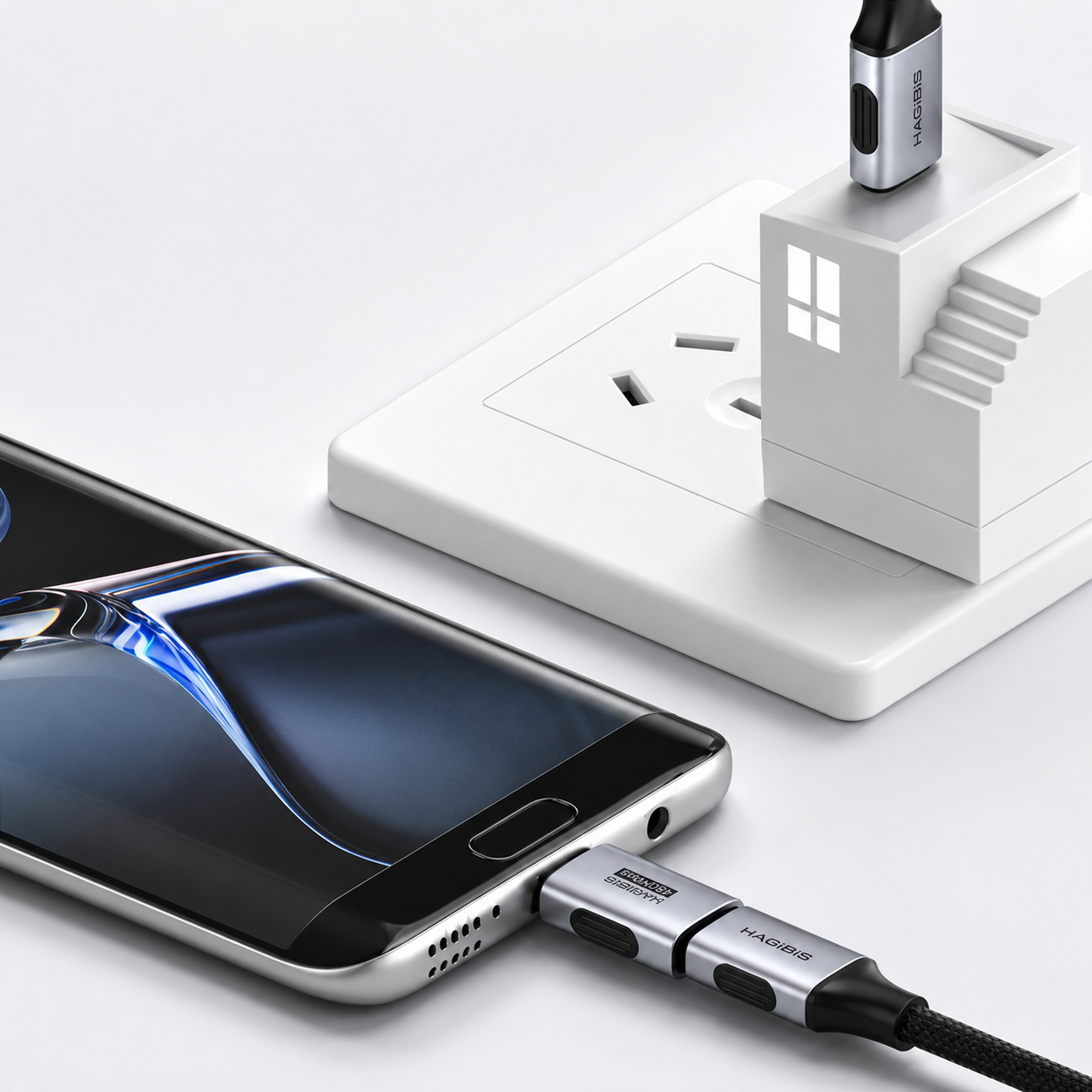 Adaptador Hagibis USB-C para Micro-USB - Imagem 3
