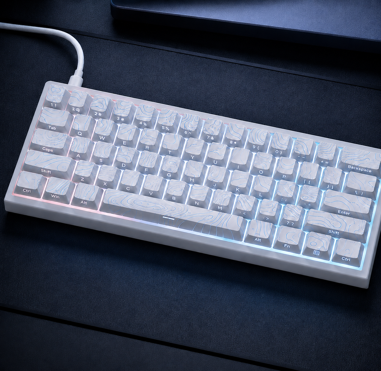 Kit de Keycaps Topográficas para Teclado Mecânico - Imagem 3